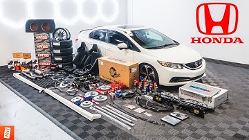 Surprising our SUBSCRIBER with HIS DREAM CAR BUILD! (Full Transformation) 2015 Honda Civic Si