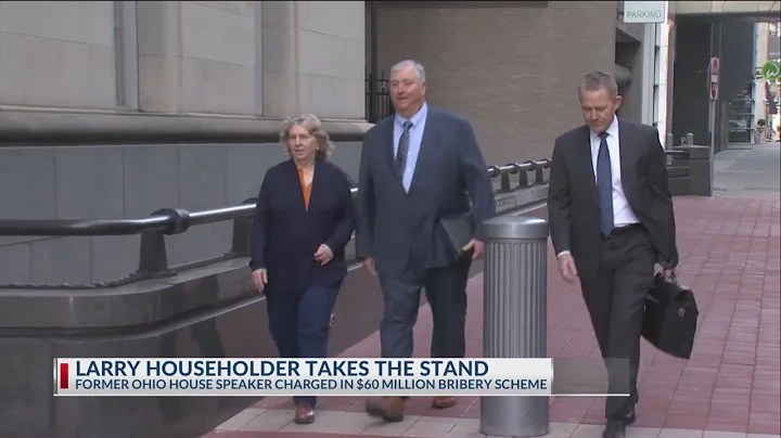 Former Ohio House Speaker Larry Householder testifies in his own corruption trial