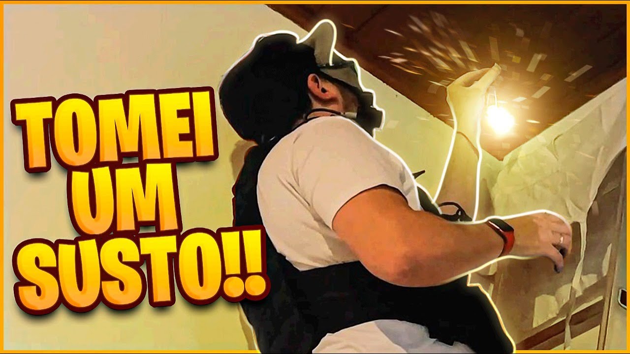 Uma lâmpada ESTOUROU na minha cara na CASA NOVA 😨