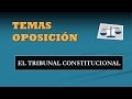 Constitución Española: El Tribunal Constitucional