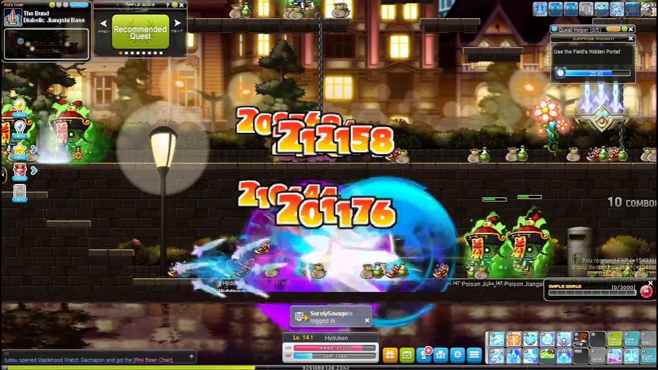 MapleStory Mobbing Level 140 Mobs Guide YouTube