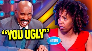 Moments On Family Feud That Made Steve Harvey CRACK Up!