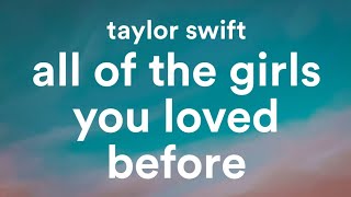Taylor Swift - All Of The Girls You Loved Before - Cover by Shania Yan (Lyrics)
