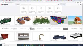 5-  تحميل وعرض التصاميم في 3D Warehouse