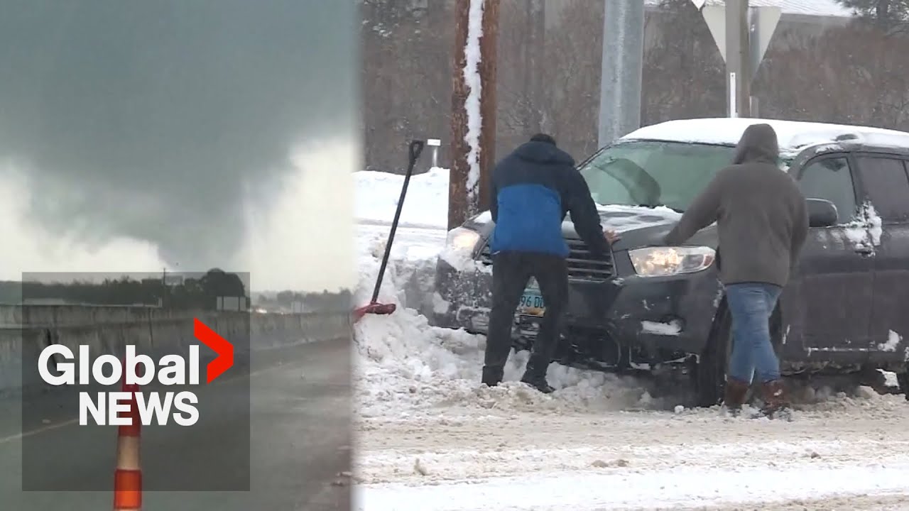 Powerful storm in the US spawns blizzards, tornadoes across multiple ...