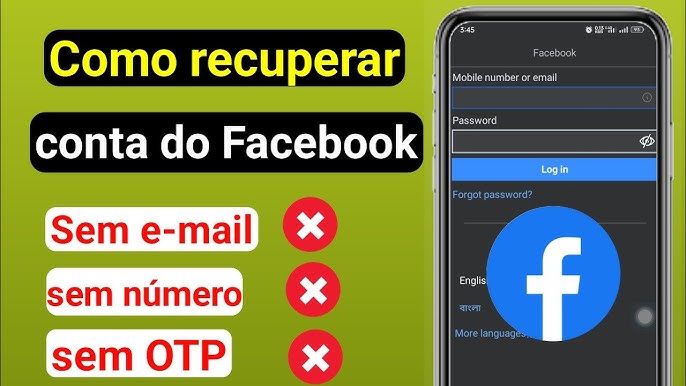 Como ter códigos de login do Facebook sem celular