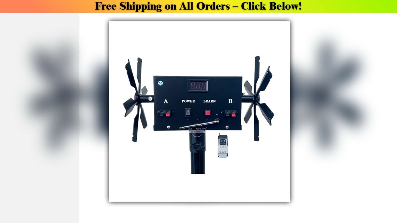 Double Wheel Rotating Wireless Remote Stage Equipment Single Wheel Windmill Wedding Machine