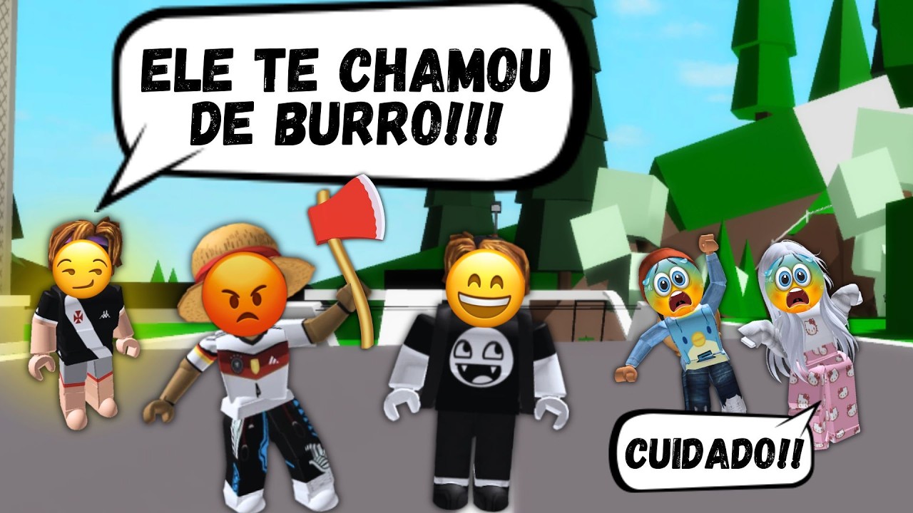 O menino que contava fofoca para todo mundo e se deu mal !! - HISTÓRIA DE ROBLOX