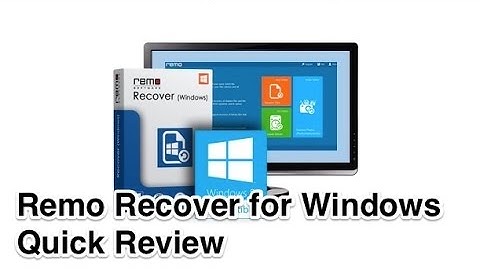Remo Recover File Recovery Software for Windows Quick Review