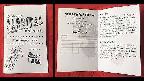 How to Make a bi-fold pamphlet/folding pamphelt in MS Word