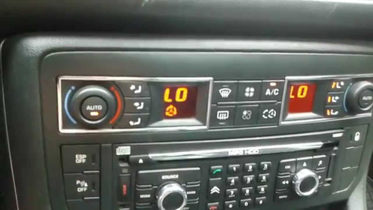 Klimatronic Citroen C5 - Youtube