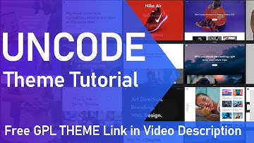 How to create an agency website it Wordpress and Uncode Theme - Uncode wordpress theme tutorial