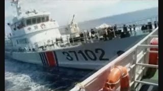 中国船の体当たり ベトナム、報道機関に映像配布 Vietnam releases video on S. China Sea clash