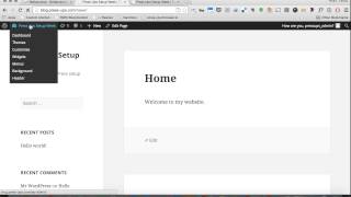 Setup Week - Reading Settings, the Front Page setting, and permalinks