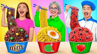 Me vs Grandma Cooking Challenge | Awesome Kitchen Tricks by TeenDO Challenge