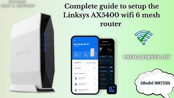 Complete guide to setup the Linksys AX5400 wifi 6 mesh router | Linksys AX5400 router installation