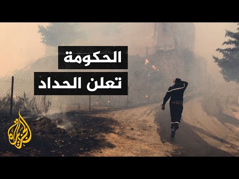ارتفاع عدد ضحايا حرائق الغابات في الجزائر إلى خمسة وستين قتيلا