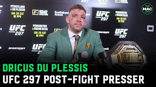 Dricus Du Plessis: “I look like a cauliflower”; Israel Adesanya at UFC 300? | UFC Press Conference image