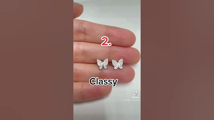 Rare Era Jewelry, choose your Butterfly Earrings aesthetic. Sterling Silver Trendy Earrings