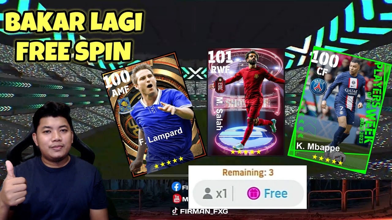 AKHIRNYA DAPAT JUGA PLAYER NI! BAKAR FREE SPIN SHOWTIME DAN POTW! EFOOTBALL 2023 MOBILE