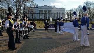 University of Delaware Drumline at the 2021 Presidential Inauguration.  (short excerpt)