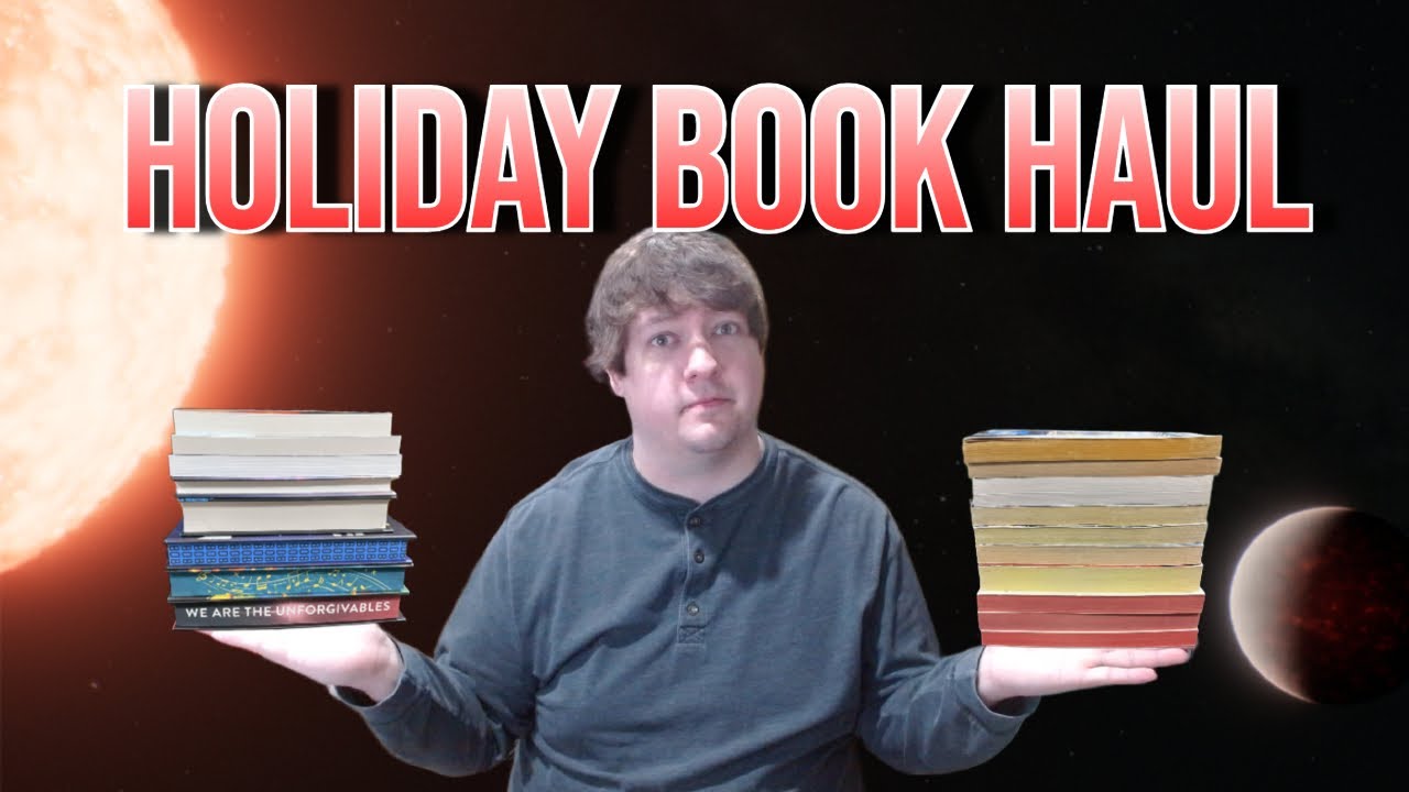 Holiday Scifi Book Haul | A Mix of Modern and Vintage Science Fiction