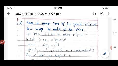 Show that surfaces intersect orthogonally Math B