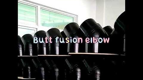 PE Pipe Butt Fusion Bend 90 Degree Elbow