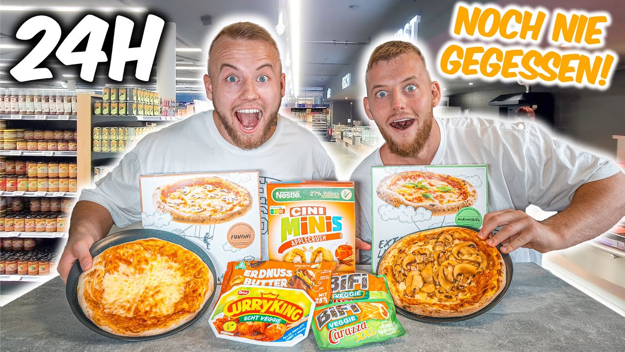24h Dinge ESSEN die wir noch NIE gegessen haben!