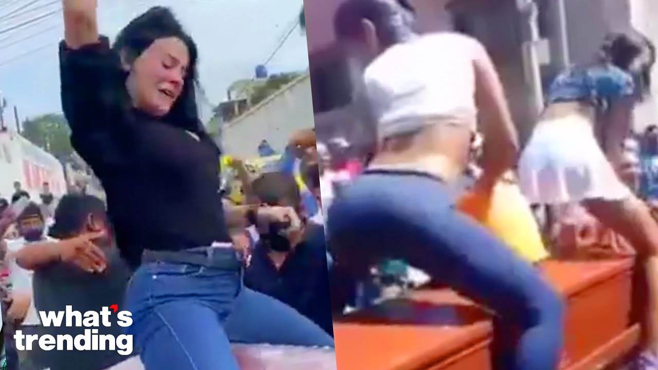 Woman Twerking On Coffin While Crying Goes Viral Youtube