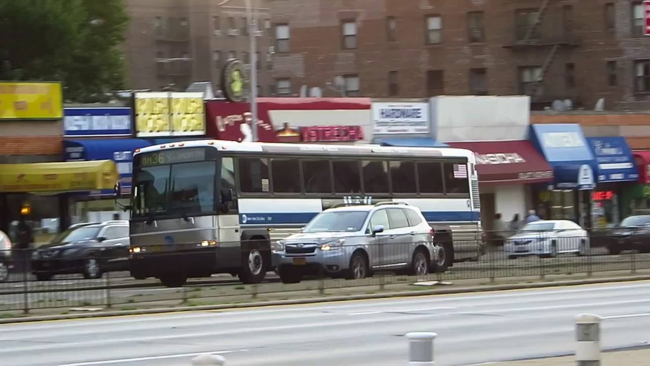 MTA Bus: Lake Success bound D4500 2852 QM36 at Queens Blvd/67 Av - YouTube