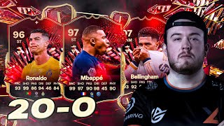 WE GOT THE BEST ONE!😱🔥 RANK 1 20-0 ULTIMATE TOTS WL REWARDS! #fc24