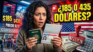 🚨 CONFIRMED! Here is the cost of the U.S. visa in July 2026 for Mexicans