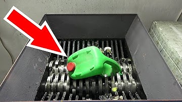Shredder Machine! Smashing Hard and Soft Things! Oddly Satisfying Video