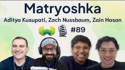 Matryoshka Embeddings with Aditya Kusupati, Zach Nussbaum, and Zain Hasan - Weaviate Podcast #89!