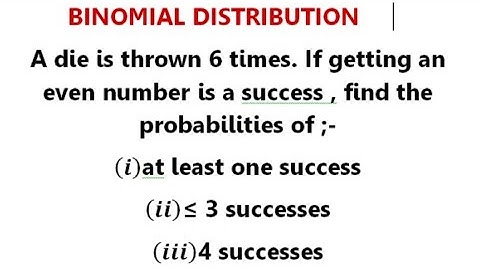 Binomial Distribution -Problem -Probability distribution