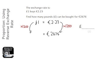 Proportion: Using Reverse Exchange Rate (Grade 3) - GCSE Maths Revision