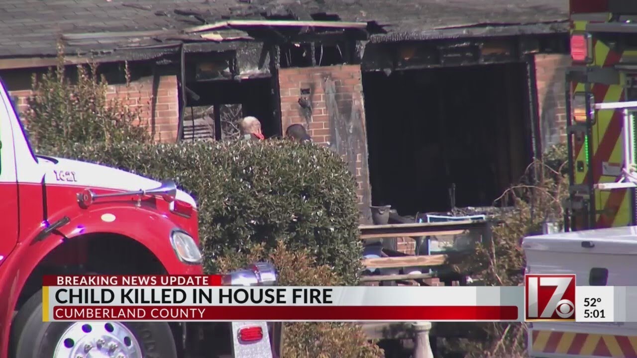 Child killed in Cumberland Co. house fire - YouTube