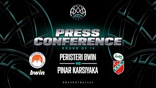 Peristeri bwin v Pinar Karsiyaka - Press Conference | BCL 2023