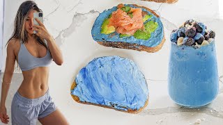 What I Eat When I Feel Blue :( Quick & Healthy Recipes + Diamond Play Button