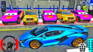 New Blue Lamborghini & All Super Cars For Parking🅿️ 3D Driving Class 2026 - Best Android Gameplay🎮 screenshot 5