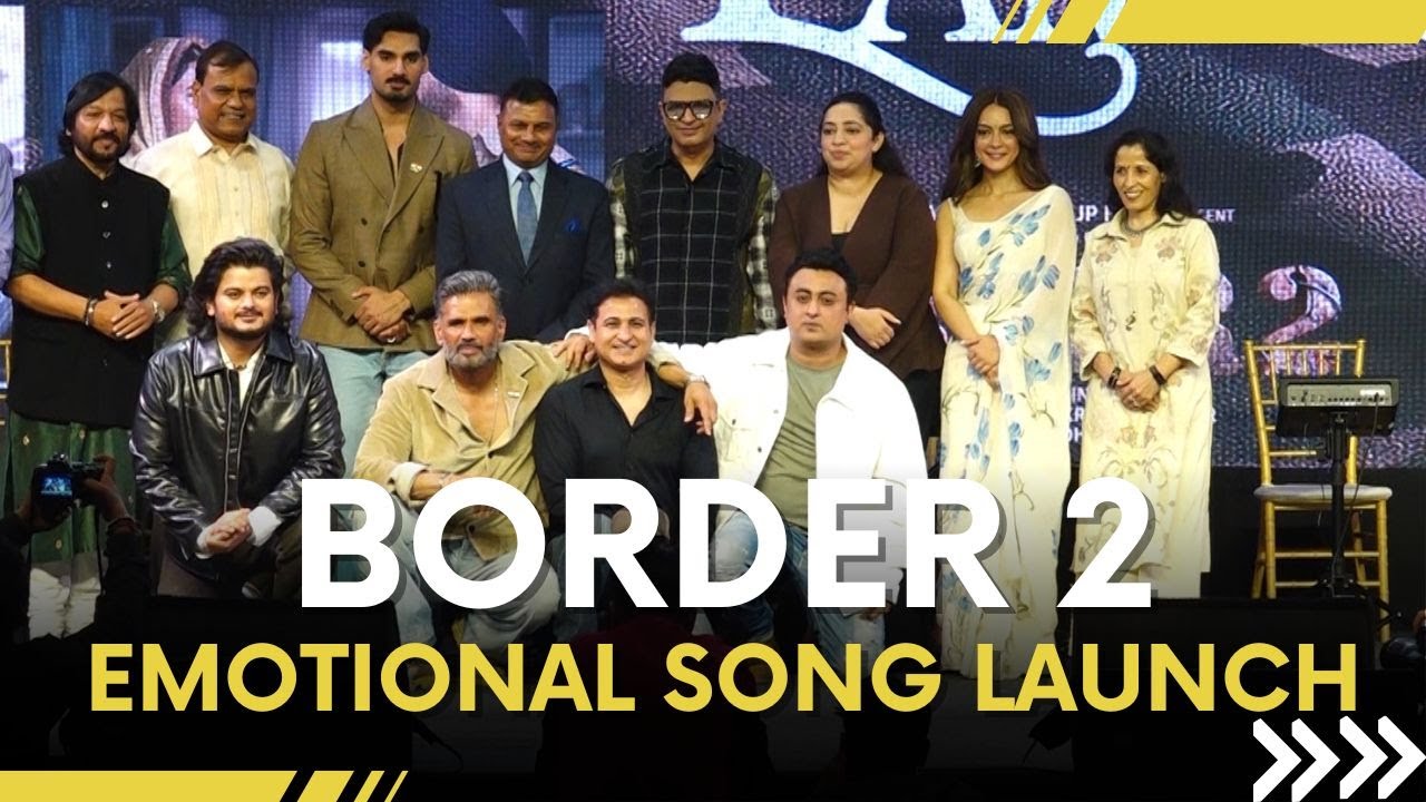 Border 2 Song ‘Jaate Hue Lamhon’ Launch | Suniel Shetty, Ahan Shetty ...