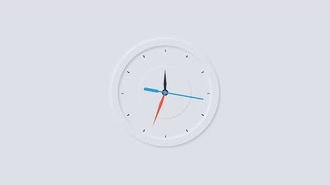 How to make "Working Analog Clock" using Sublime! (2020)