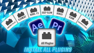 How to Install Plugins in After Effects and Premiere Pro Tutorial On live Stream