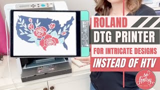 DTG Printer for Intricate Designs (instead of HTV) 😍