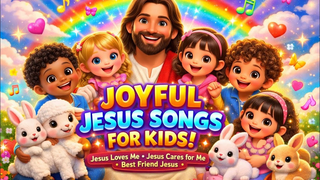 JOYFUL JESUS SONGS FOR KIDS | Jesus Loves Me •Jesus Cares for Me •Best Friend Jesus #littlelambs