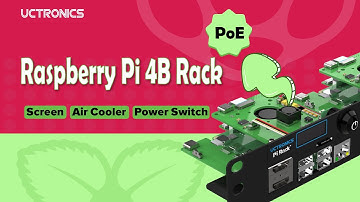 RPi 4 Rack Mount w/ PoE Support (1U Bracket for Any Server Racks)