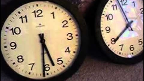 DCF clock setting time