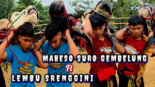 MAHESO SURO GEMBELUNG X LEMBU SRENGGINI - Bantengan Mberot Live Darungan Wagir