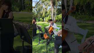 River Flows In You (Yiruma) - Enchanted Strings - Moorpark Harp Trio #wedding #violin #harp #cello
